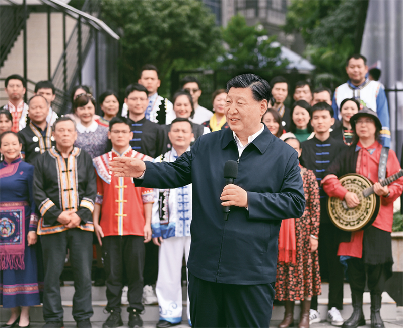 习近平：铸牢中华民族共同体意识 推进新时代党的民族工作高质量发展